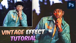 Vintage Effect Photoshop Tutorial [upl. by Htrow]