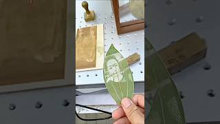 CREATE Stunning Designs with This LEAF Engraving Machine leaf carving [upl. by Koslo]