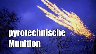 Pyrotechnische Munition für Schreckschusswaffen  kleine Demonstration [upl. by Dauf]