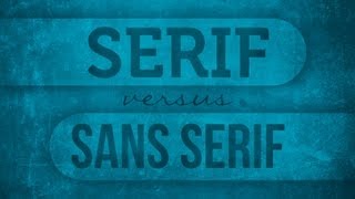 Serif vs San Serif  Graphic Design Tips from PrintPlacecom [upl. by Oberheim]