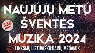 Naujųjų Metų Šventės Muzika • 2024 • Lietuviškos Naujametės Dainos • Rinkinys [upl. by Eelsel680]