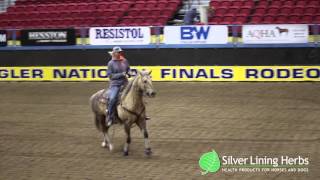 Sherry Cervis WNFR Barrel Racing Practice [upl. by Connelly]