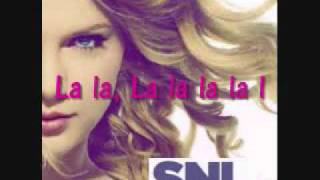 Monologue Song La La La  Taylor Swift SNL LyricsampDownloadLink [upl. by Henrion]