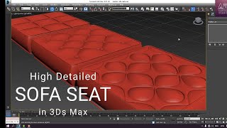 3D Max Sofa Seat  3D Max Tutorial in Hindi  Allrounder Bhai [upl. by Ddal989]