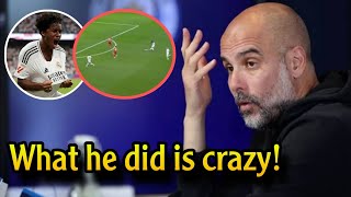 What did Guardiola say about Endricks unexpected goal in the Real Madrid and Stuttgart match [upl. by Nasho71]