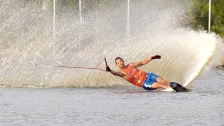 Awesome Pro Mens Slalom Final  IWWF Ski Worlds Mexico 2015 [upl. by Aicnetroh82]