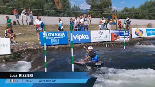 Luca Rizzieri Italy U23 SemiFinal 2024 ICF CanoeKayak Slalom Junior amp U23 World Championships [upl. by Nosyaj]