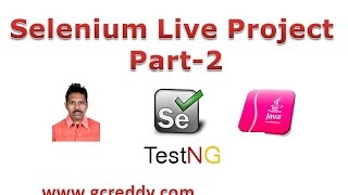 Selenium Live Project Part  2 [upl. by Ailedua774]