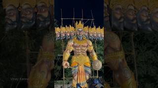 Hyderabad Biggest Ravan Dahan 2024 VinayKanna ravan ravanadahan [upl. by Almire]