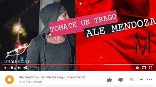 Ale Mendoza  Tómate Un Trago Video Oficial [upl. by Doerrer330]