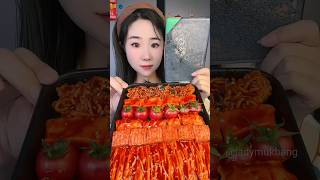 スパイシースパゲッティ＆ラティオ  food asmr [upl. by Tabatha147]