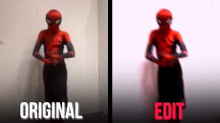 Spiderman Funny Dance Original and Edit  Velocity Edit shorts trending short [upl. by Yenaiv543]