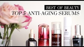 Top 5 Best AntiAging Serums  LookMazing [upl. by Nonnad]