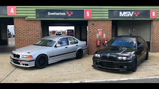 BMW E46 330  Schrick 272256  E36  M52 Stroker ITB  Snetterton Morning Laps [upl. by Othe438]