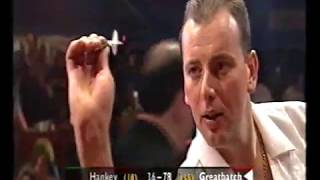 Hankey vs Greatbatch Darts World Championship 2001 Round 1 [upl. by Llirrehs]