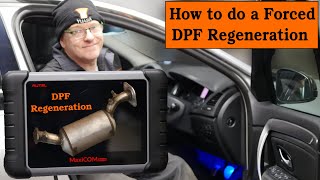 DPF Forced Regeneration using Autel MK808  How to Auto CLEAN Diesel Particulate Filter in 30 mins 🚗 [upl. by Leal]