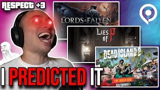 Ranton Reacts to Dead Island 2 Lies of P The Lords of the Fallen and Many More Gamescom 2022 [upl. by Assed820]