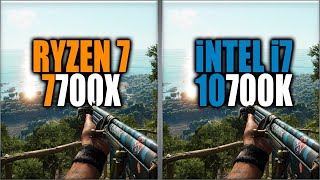 7700X vs 10700K Benchmarks  15 Tests  Tested 15 Games and Applications [upl. by Quincy]