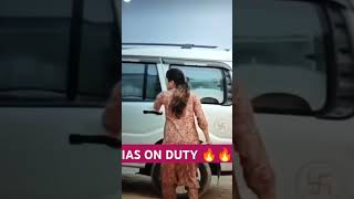 IAS on duty 🔥🔥shrushtideshmukhupsclbsnaaiasmotivationtrendingviralvideostudyviralshorts [upl. by Asia8]