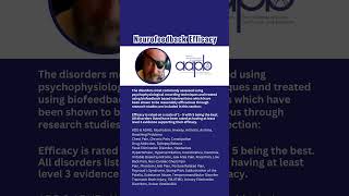 aapb Neurofeedback Efficacy Association for Applied Psychophysiology and Biofeedback [upl. by Ibbor627]