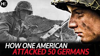 One AMERICAN vs 50 GERMANS  Incredible Medal of Honor Battle  WW2 Normandy [upl. by Adien]