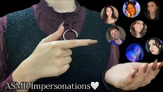 ASMR Impersonating others ASMRTIST Intros [upl. by Lisa321]