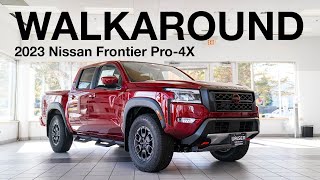 2023 Nissan Frontier Pro 4X  Walkaround  Review [upl. by Amsirahc323]