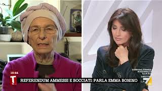 Referendum eutanasia Emma Bonino quotAmato ha detto sostanzialmente che abbiamo imbrogliato la [upl. by Eugilegna]