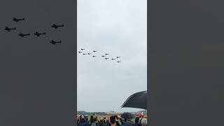 Spitfire flyby at Duxford Battle of Britain Airshow 2023 [upl. by Witte]