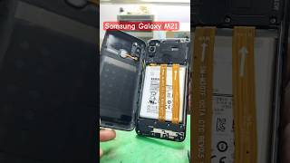 Remove Back Cover Samsung Galaxy M21 smartphone mobile samsung tech reels [upl. by Etnor]