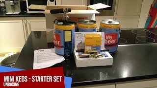 Brewferm mini kegs  starter kit unboxing [upl. by Hteb]