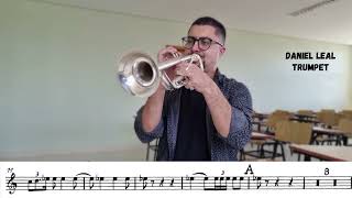 Tchaikovsky  Symphony No 4  Trumpet excerpts  Daniel Leal Trumpet [upl. by Naujuj]