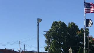 Federal Signal 2001 Siren Test STH10B noon blast inactive Darley DC2 Fowlerville MI [upl. by Bilek949]