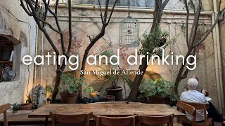 A month in SAN MIGUEL de ALLENDE  restaurants bars cafes  everything I ate  MEXICO vlog [upl. by Tabbitha501]