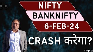 Nifty Prediction and Bank Nifty Analysis for Tuesday  6 February 24  Bank NIFTY Tomorrow [upl. by Negaet493]