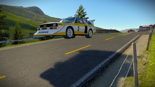 Assetto Corsa Audi Sport Quattro S1 GrB at Eiger Nordwand H Mikkola hotlap [upl. by Amling634]