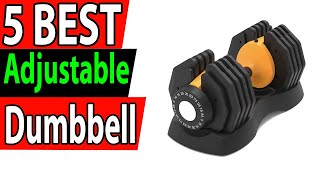 5 Best Adjustable Dumbbell Review 2025 [upl. by Adlesirc901]