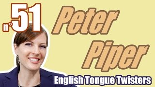 Ecom Anglais Les Virelangues 51100 quotPeter Piper picked a peckquot Tongue twister [upl. by Clarkin]