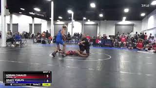 110 Lbs Round 2 4 Team  Adrian Canales Virginia Vs Grady Phelps Tennessee 2963 [upl. by Alvera]