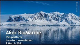 Aker BioMarine ESG Platform Presentation [upl. by Riffle74]