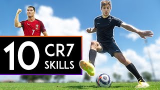 TOP 10 Cristiano Ronaldo Skills [upl. by Pauli]