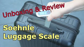 Soehnle Luggage Scale Gepäckwaage  UNBOXING amp REVIEW [upl. by Sualakcin]