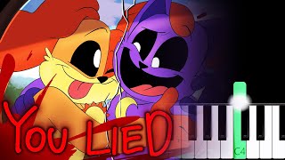 YOU LIED CatNaps theme  Piano Tutorial [upl. by Monica367]