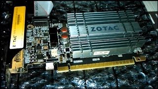 ZOTAC NVIDIA GEFORCE 210 HD UNBOXING [upl. by Nirrat]