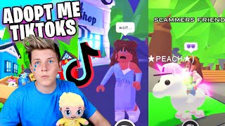 ADOPT ME TIKTOKS I GOT SCAMMED in Roblox Adopt Me PREZLEY [upl. by Reichert]