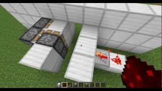 Tuto pour une porte invisible Minecraft [upl. by Drawdesemaj]