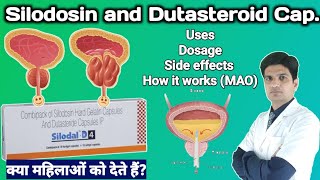 Silodosin 8 mg and dutateride 05 mg  silodal 8 mg tablet uses in hindi [upl. by Ailiec]