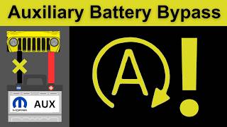 Auxiliary Battery Bypass Mod for Jeep Wranglers amp Gladiators Dont Ignore Auto StopStart Warnings [upl. by Einram]