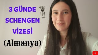 3 Günde Schengen Seyahat Vizesi Nasıl Alınır  2021 [upl. by Iosep]