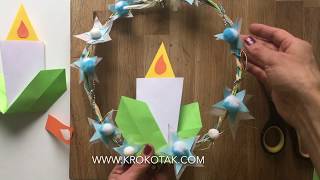 CHRISTMAS WREATH CANDLE [upl. by Nuzzi]